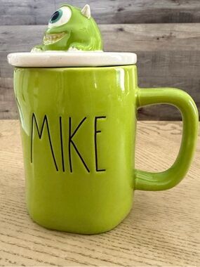 Ceramic mug, Rae Dunn x Disney Pixar Monsters Inc. MIKE Wazowski